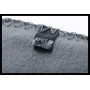 Coperta in RPET pile Cenere grigia