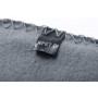 Coperta in RPET pile Cenere grigia