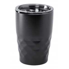 Mug termico con isolamento in rame Nero