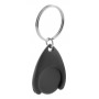Portachiavi con gettone Nero