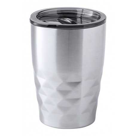 Mug termico con isolamento in rame Argento