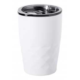 Mug termico con isolamento in rame Bianco