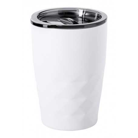 Mug termico con isolamento in rame Bianco