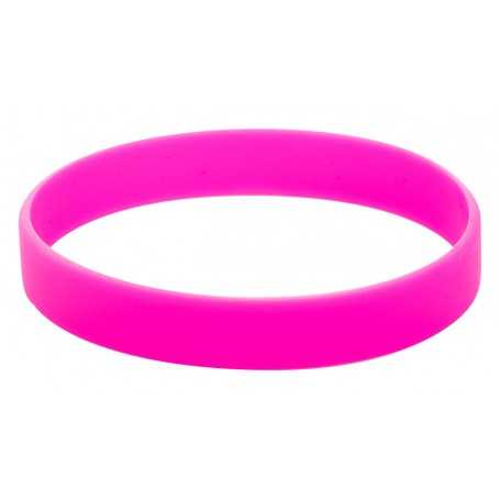 Braccialetto in silicone Fucsia