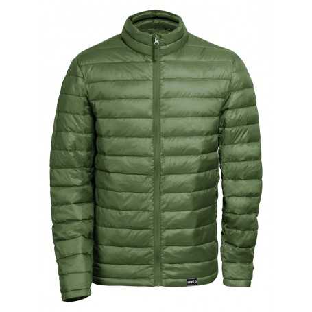 Giacca a vento in RPET Verde M