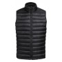 Gilet imbottito in RPET Nero M