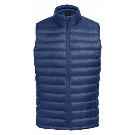 Gilet imbottito in RPET Blu scuro XL
