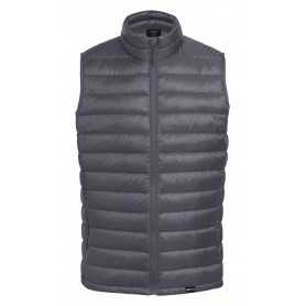 Gilet imbottito in RPET Cenere grigia XL