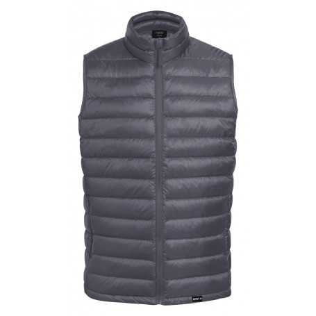 Gilet imbottito in RPET Cenere grigia XL