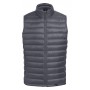 Gilet imbottito in RPET Cenere grigia XL