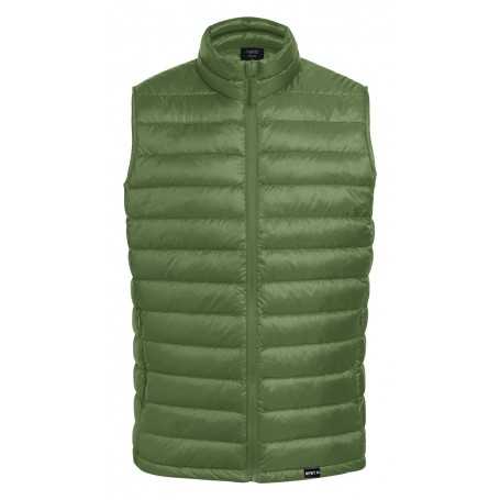 Gilet imbottito in RPET Verde L