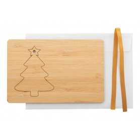 Biglietto Natalizio, albero Naturale