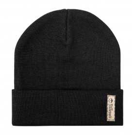 Cappellino invernale in cotone organico Nero