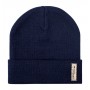 Cappellino invernale in cotone organico Blu scuro