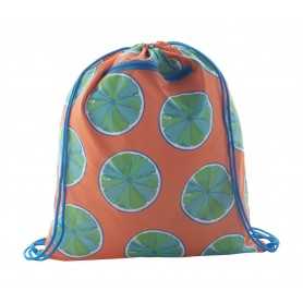 Sacca con coulisse personalizzabile Blu