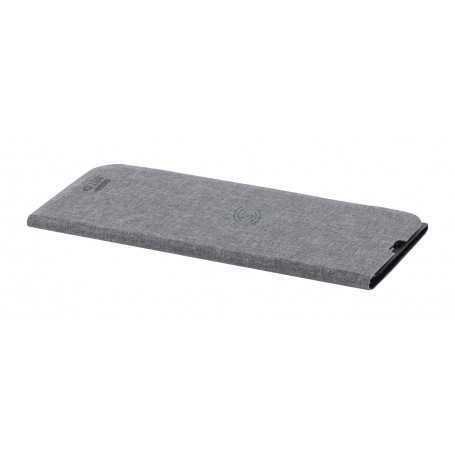 Tappetino mouse con caricatore wireless Grigio