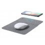 Tappetino mouse con caricatore wireless Grigio