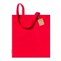 Borsa per la spesa in cotone Rosso