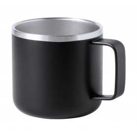 Tazza mug in acciaio Nero