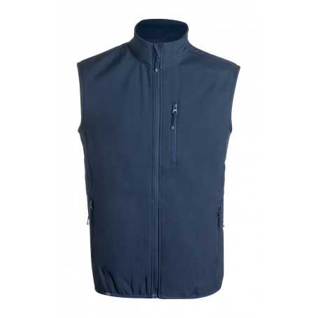 Gilet softshell in RPET Blu scuro M