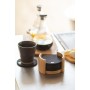 Set sottobicchieri in RPET Nero