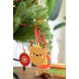 Decorazione albero di Natale, renna Marrone