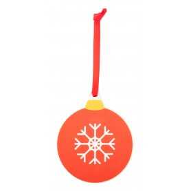 Decorazione albero di Natale, fiocco di neve Rosso