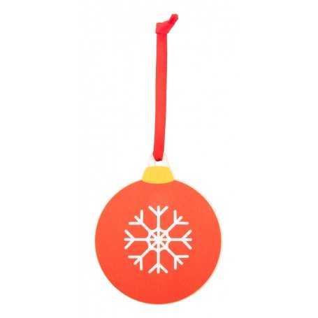 Decorazione albero di Natale, fiocco di neve Rosso