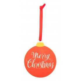 Decorazione Buon Natale per albero di Natale Rosso