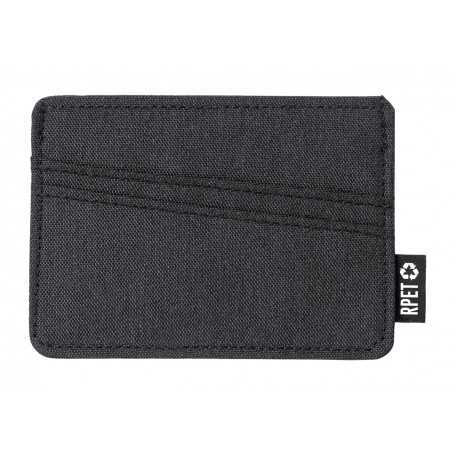 Porta carte di credito in RPET Nero