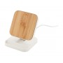 Caricabatterie wireless con supporto cellulare Bianco