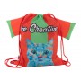 Sacca personalizzabile per bambini con coulisse Rosso