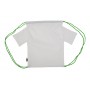 Sacca personalizzabile per bambini con coulisse Verde