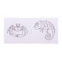Set per colorare personalizzabile a tema animali Bianco