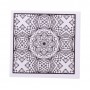 Set per colorare personalizzabile a tema mandala Bianco