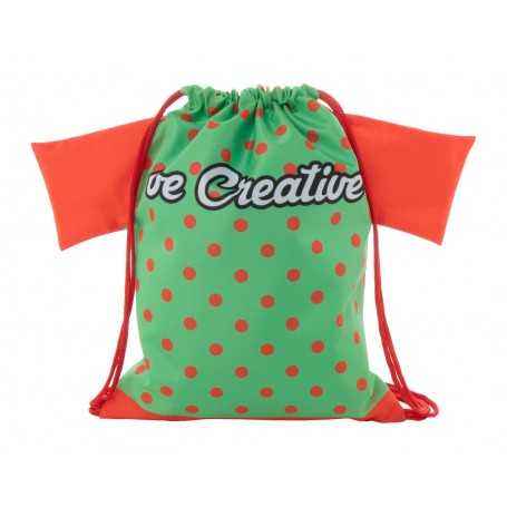 Sacca personalizzabile per bambini con coulisse Rosso