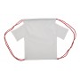 Sacca personalizzabile per bambini con coulisse Rosso