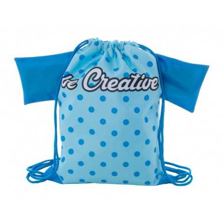 Sacca personalizzabile per bambini con coulisse Blu