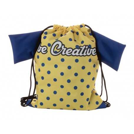 Sacca personalizzabile per bambini con coulisse Nero