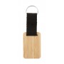 Portachiavi in bamboo, rettangolo Naturale