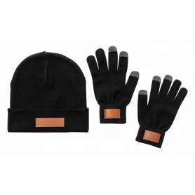 Set cappello e guanti Nero One size fits all