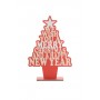 Albero di Natale da scrivania Rosso