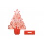 Albero di Natale da scrivania Rosso