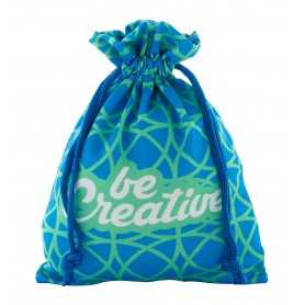 Sacca natalizia personalizzabile, media Blu