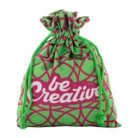 Sacca natalizia personalizzabile, media Verde