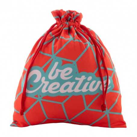 Sacca natalizia personalizzabile, grande Rosso