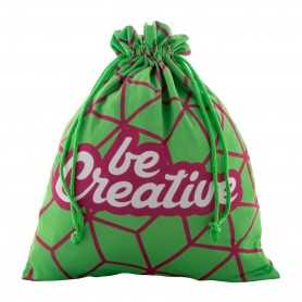 Sacca natalizia personalizzabile, grande Verde