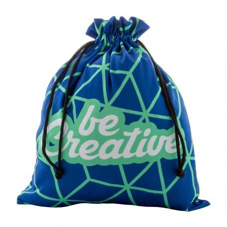 Sacca natalizia personalizzabile, grande Nero