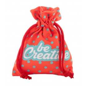 Sacca natalizia personalizzabile, piccola Rosso