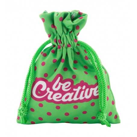 Sacca natalizia personalizzabile, piccola Verde
